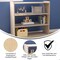 Flash Furniture Bright Beginnings Commercial 3 Shelf Wooden Classroom Open Storage Unit, Natural MK-KE23971-GG - alternate 4